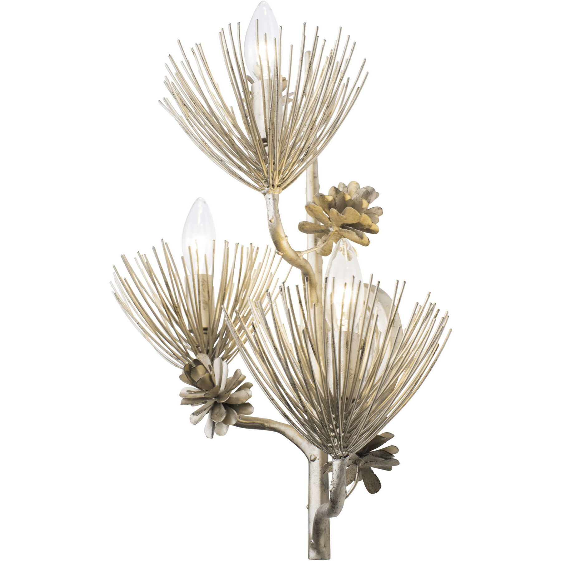 Pinion 3 Light 14 inch Zen Gold Wall Sconce Wall Light