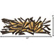 Bermuda 3 Light 22 inch Antique Gold with Rustic Bronze Bath Vanity Wall Light 