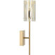 Chroman Empire 1 Light 4.53 inch Satin Gold Wall Sconce Wall Light