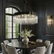 Matrix 12 Light 40 inch Matte Black and French Gold Chandelier Ceiling Light