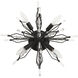 Orbital 4 Light 18.3 inch Carbon Semi-Flush Ceiling Light