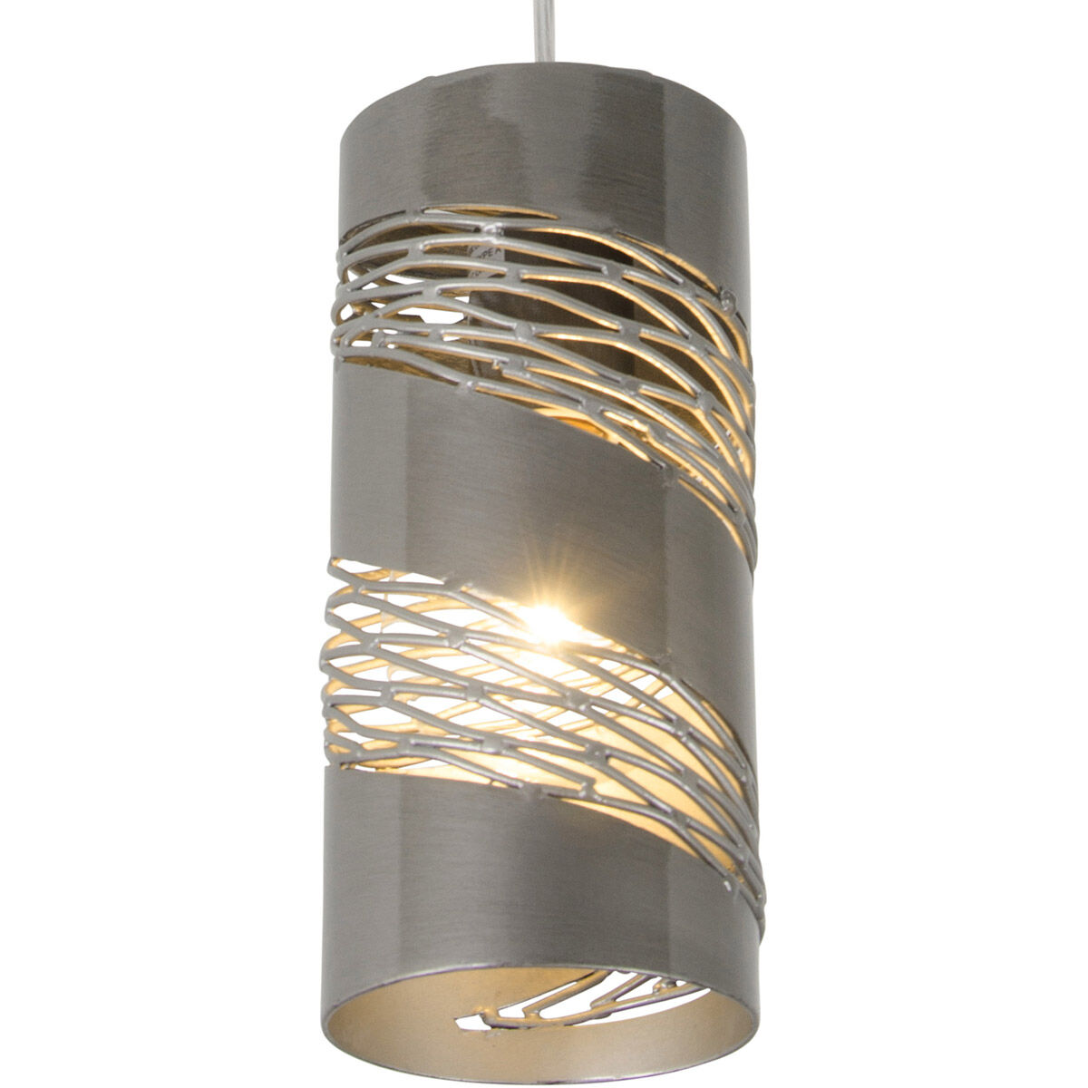Flow 1 Light 4 inch Steel Mini Pendant Ceiling Light