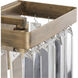 Social Club 1 Light 8 inch Havana Gold Bath Vanity Wall Light