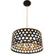 Bailey 6 Light 24 inch Gold Pendant Ceiling Light