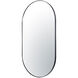 Capsule 40 X 22 inch Black Wall Mirror