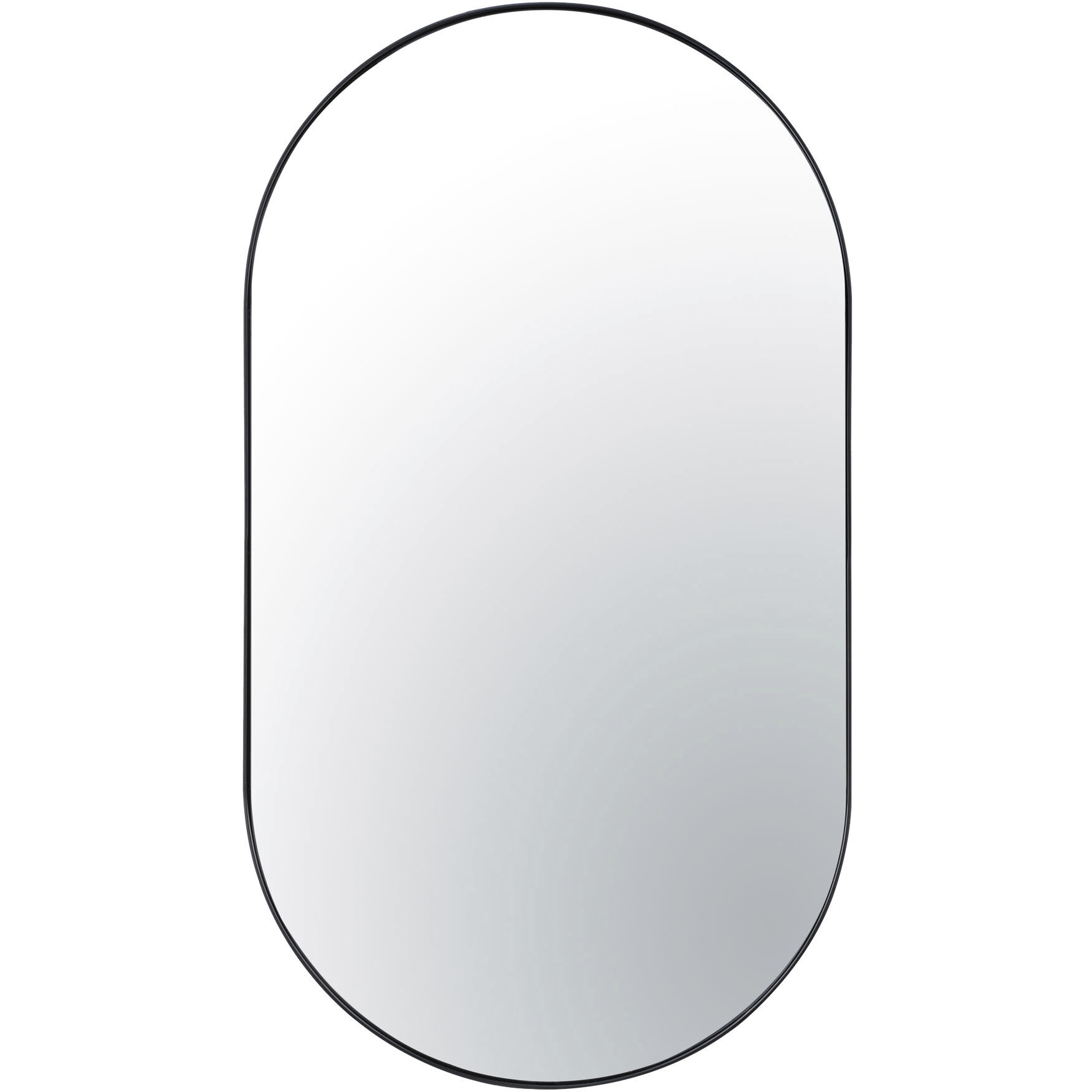 Capsule 40 X 22 inch Black Wall Mirror