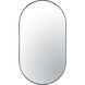 Capsule 40 X 22 inch Black Wall Mirror