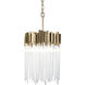 Matrix 3 Light 14 inch Havana Gold Pendant Ceiling Light