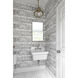 Kye 40 X 22 inch Black Wall Mirror, Varaluz Casa