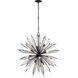 Orbital 16 Light 36 inch Carbon Pendant Ceiling Light