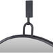 Stopwatch 33.25 X 30 inch Black Accent Wall Mirror, Varaluz Casa
