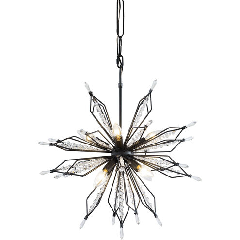 Orbital 8 Light 22 inch Carbon Pendant Ceiling Light