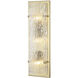 Morgan 3 Light 8 inch Satin Brass Sconce Wall Light