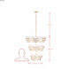 High Tide 11 Light 27 inch French Gold Pendant Ceiling Light