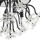 Wildflower 4 Light 19 inch Matte Black Semi-Flush Ceiling Light, Smithsonian Collaboration