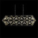 Marcia 5 Light 42 inch Matte Black/French Gold Linear Pendant Ceiling Light