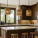 Suratto 2 Light 12 inch Matte Black and Honey Blonde Pendant Ceiling Light in Matte Black/Honey Blonde