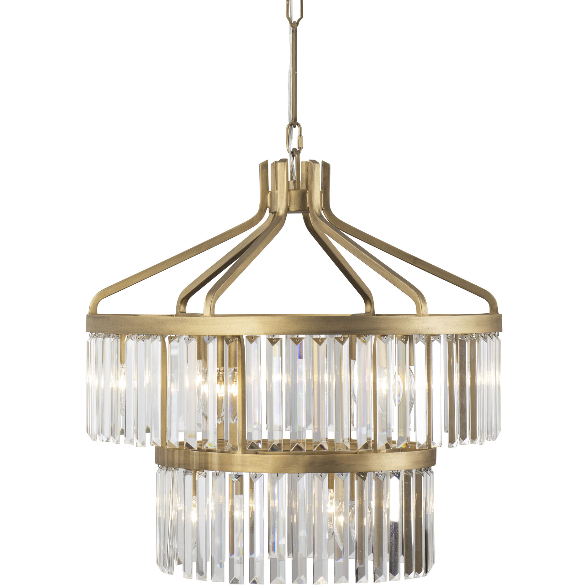 Social Club 9 Light 23.25 inch Havana Gold Pendant Ceiling Light