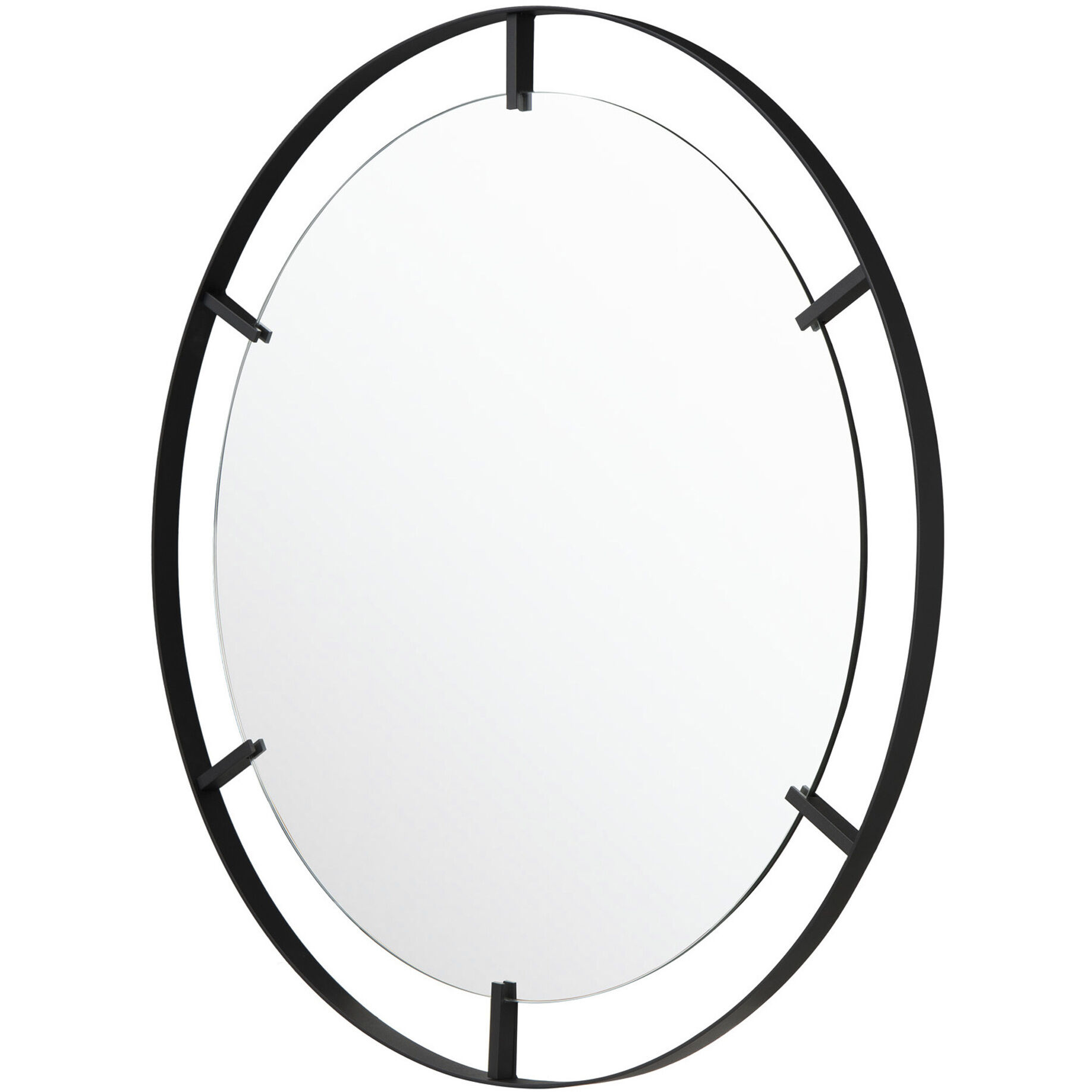 Tabon 30 X 30 inch Black Accent Mirror
