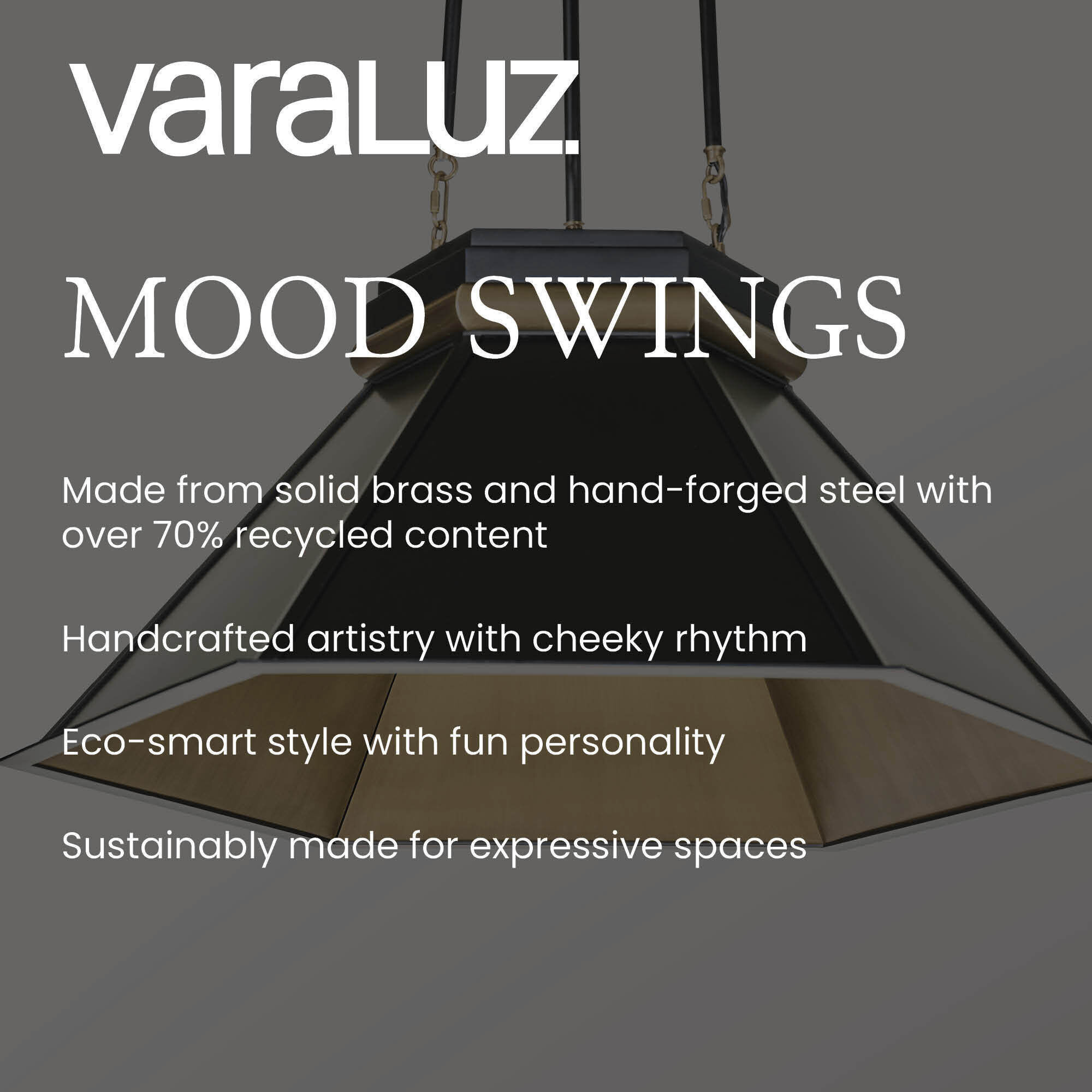 Mood Swings 1 Light 32 inch Heritage White and Heritage Bronze Pendant Ceiling Light