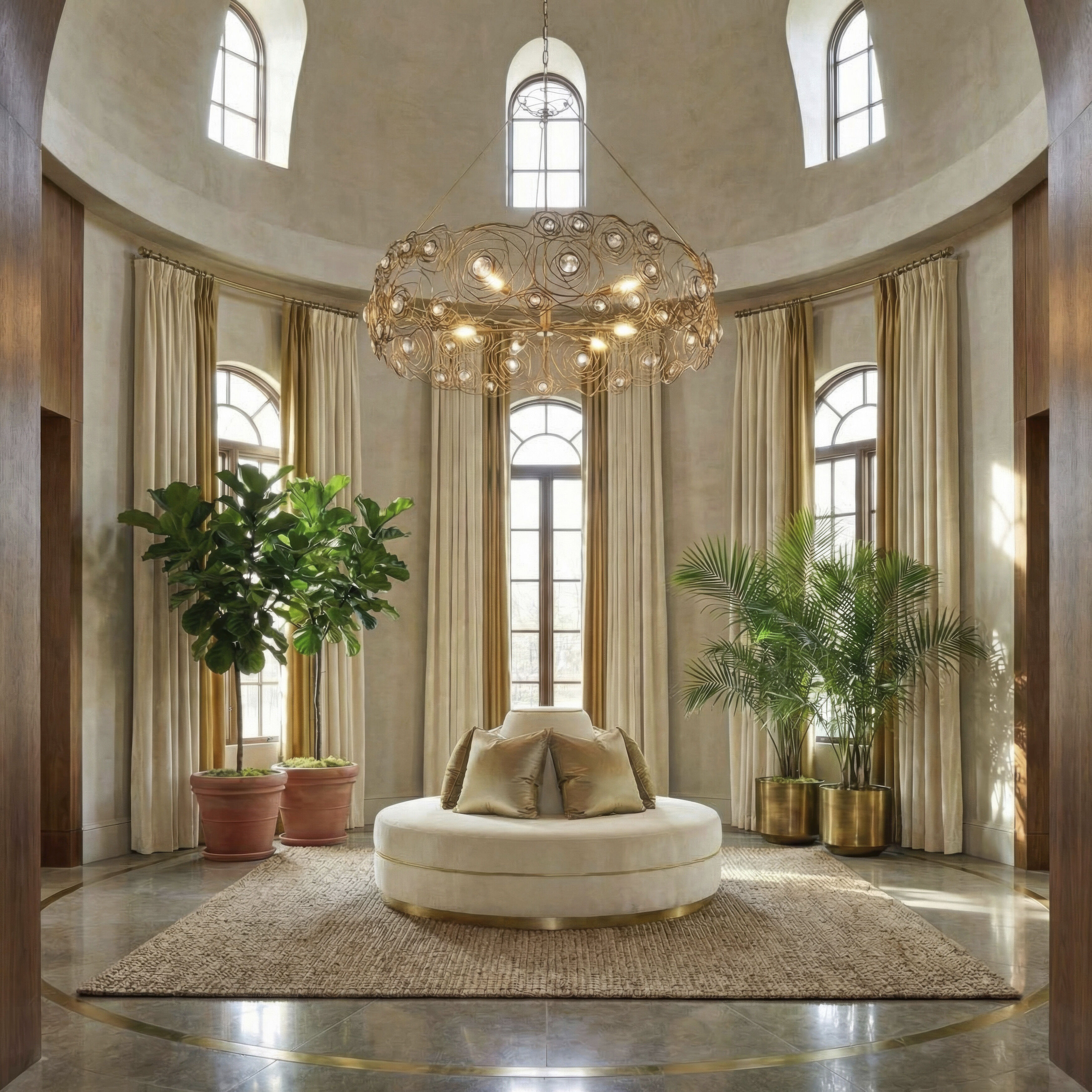 Ethereal Rose 8 Light 40.25 inch Havana Gold Ombre Chandelier Ceiling Light