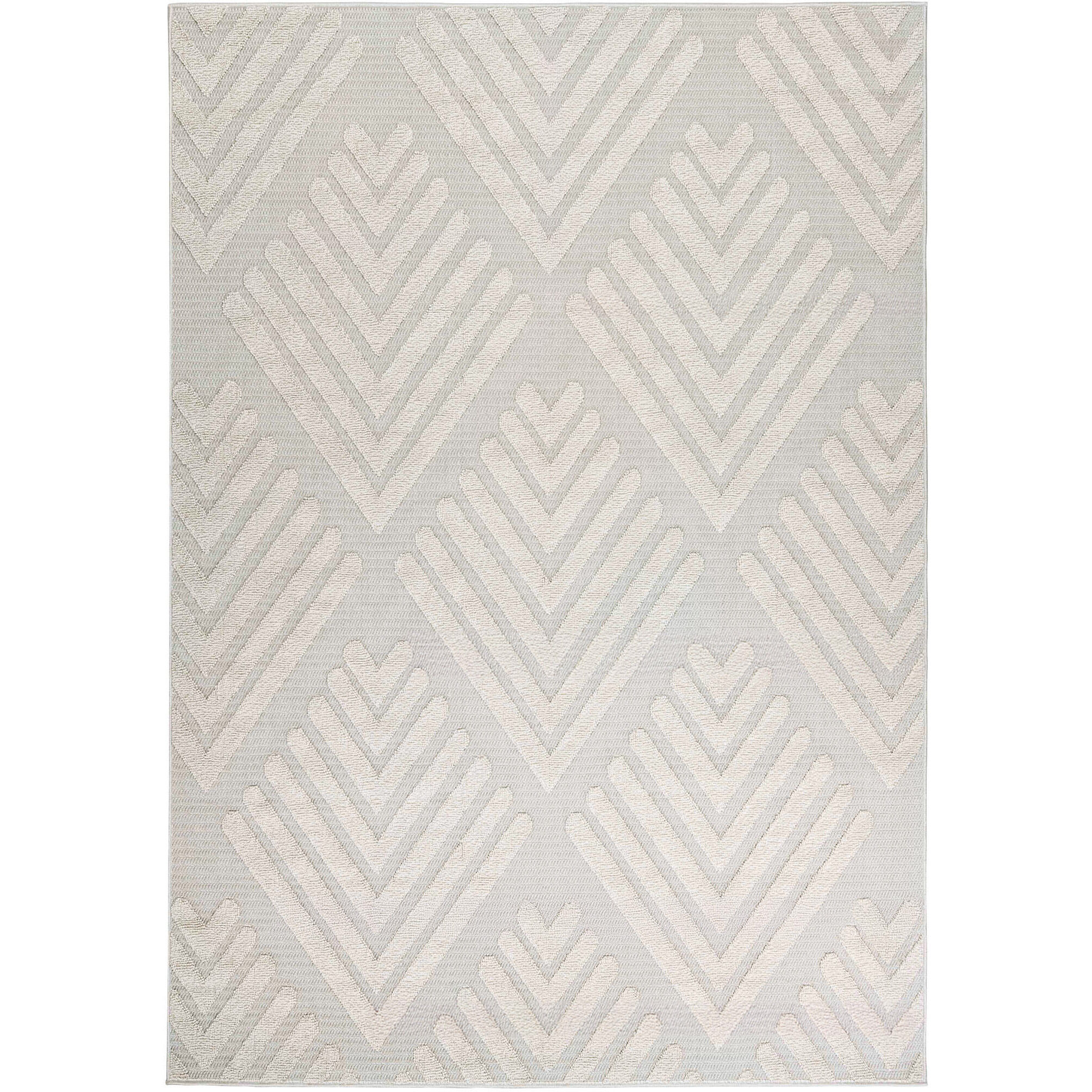 Laid Back Luxe 114 X 79 inch Neutral Rug in 6 x 9