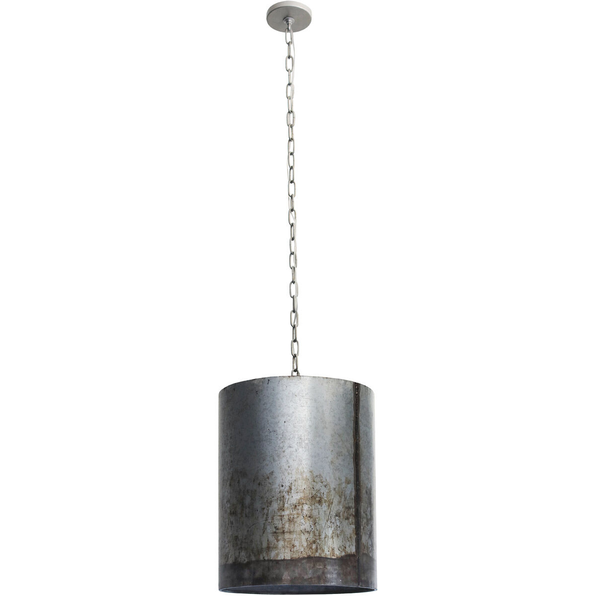 Cannery 2 Light 12 inch Ombre Galvanized Pendant Ceiling Light