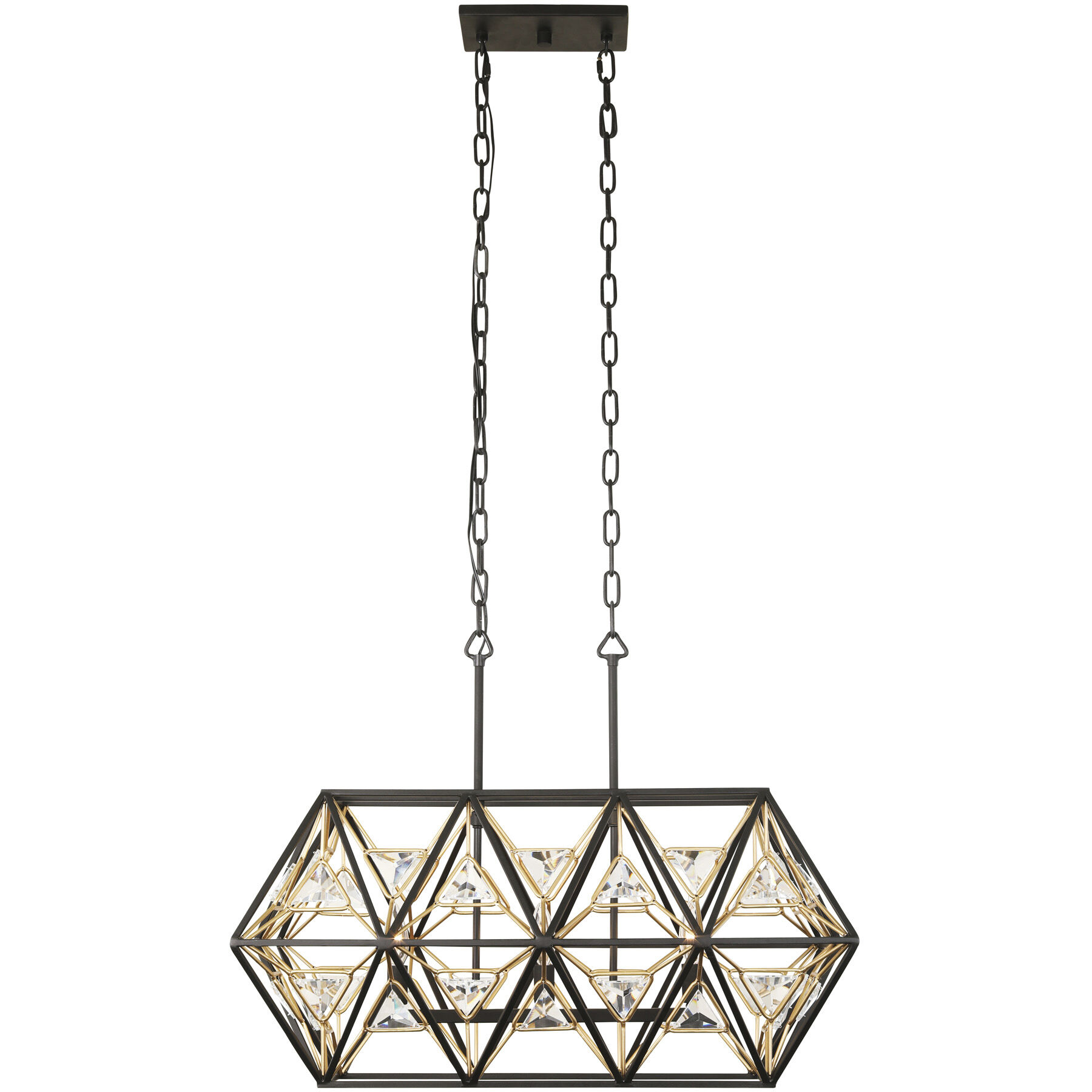 Marcia Linear Pendant Ceiling Light in 3
