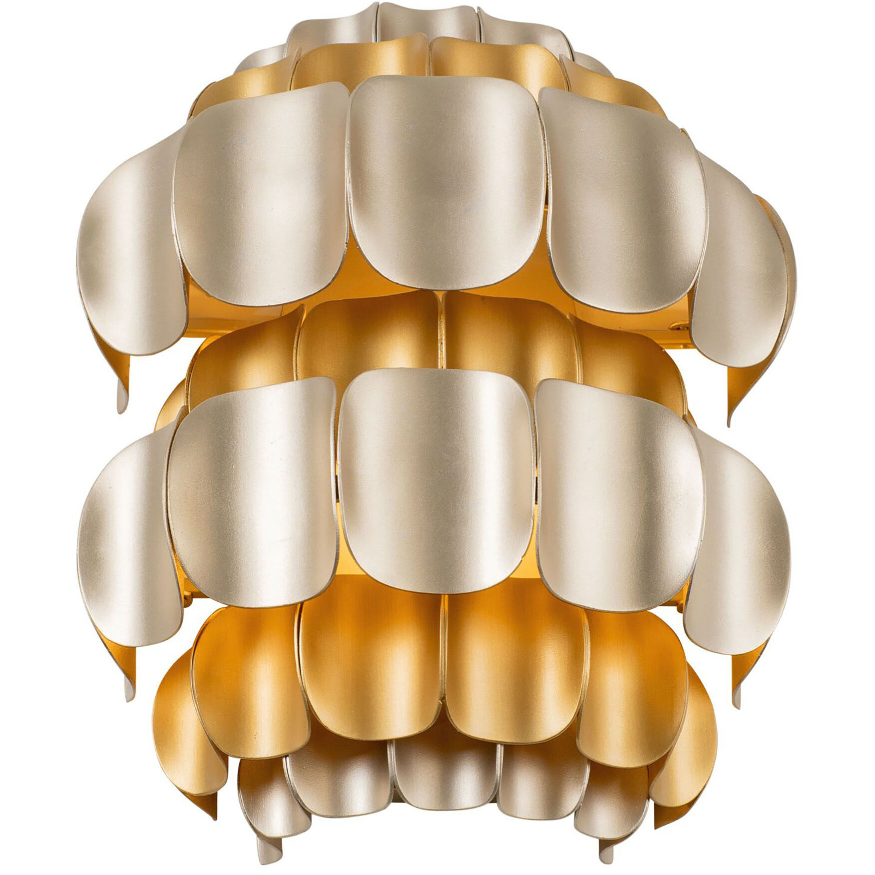 Swoon Sconce Wall Light in Antique Gold, Smithsonian Collaboration