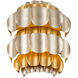 Swoon 1 Light 10 inch Antique Gold Sconce Wall Light, Smithsonian Collaboration