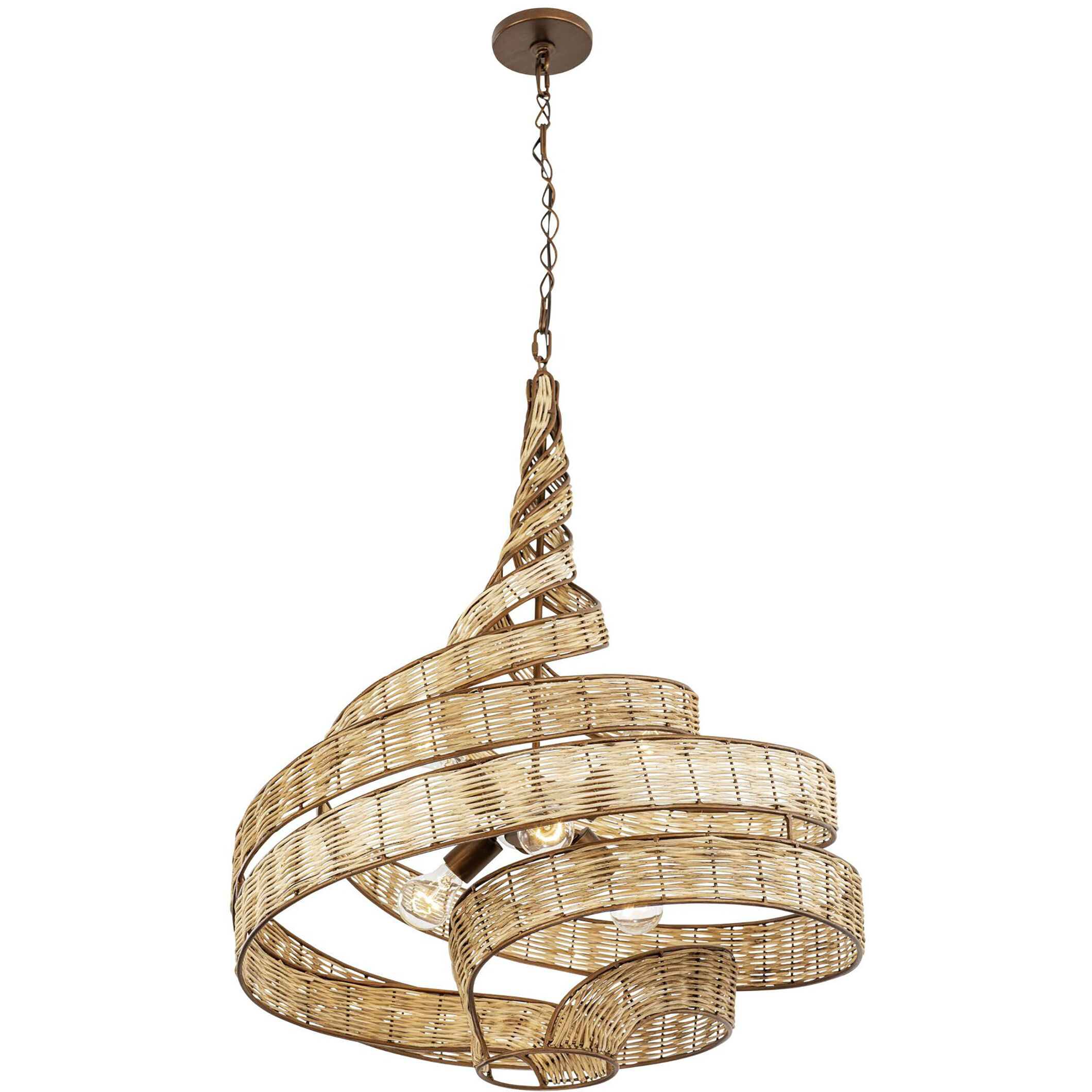 Flow 6 Light 26 inch Baguette Pendant Ceiling Light, Smithsonian Collaboration