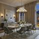 Wildflower 8 Light 32 inch Matte Black Chandelier Ceiling Light, Smithsonian Collaboration