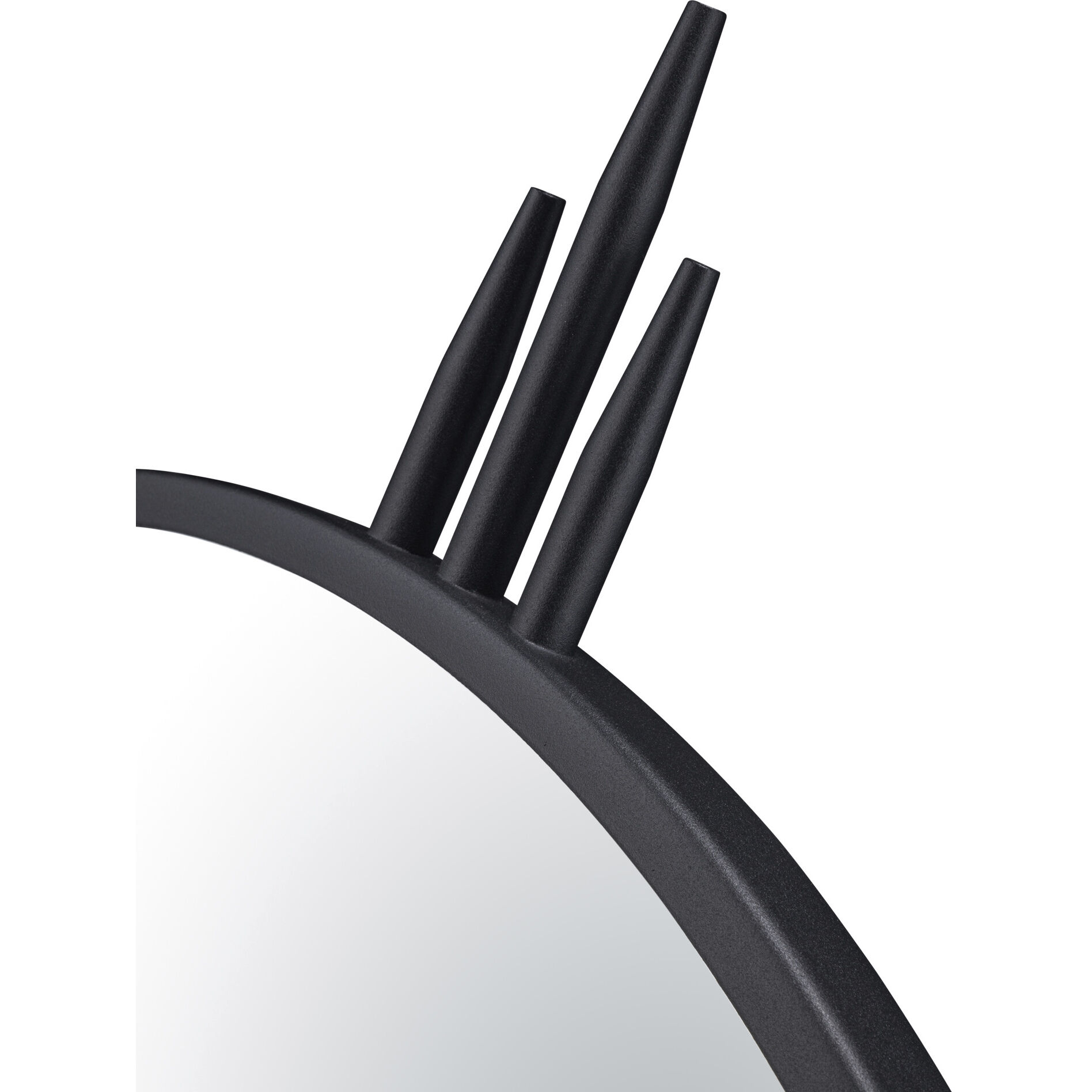 Propaganda 41 X 30 inch Black Wall Mirror