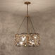 Ethereal Rose 6 Light 24 inch Havana Gold Ombre Chandelier Ceiling Light