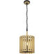 Suratto 2 Light 12 inch Matte Black and Honey Blonde Pendant Ceiling Light in Matte Black/Honey Blonde