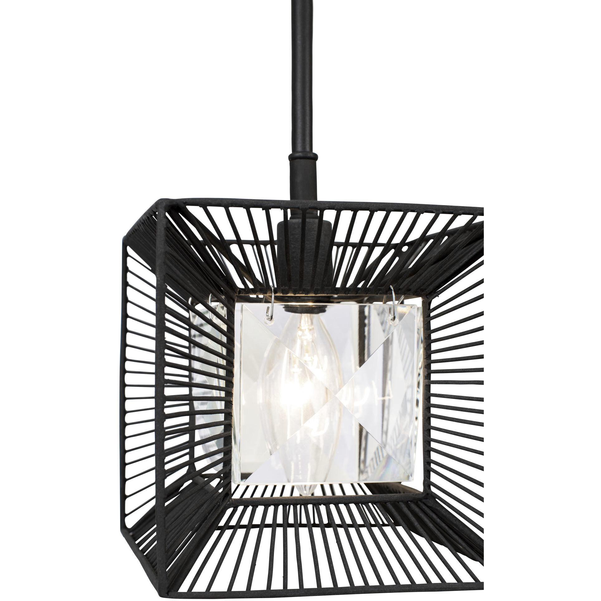 Arcade 1 Light 6 inch Carbon Mini Pendant Ceiling Light