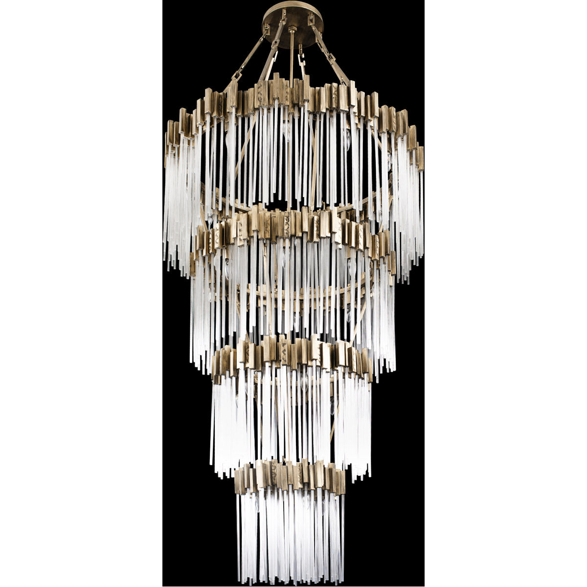 Matrix 30 Light 40 inch Havana Gold Chandelier Ceiling Light
