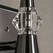 Tromba 1 Light 5.25 inch Black Chrome Wall Sconce Wall Light, Luz Studio