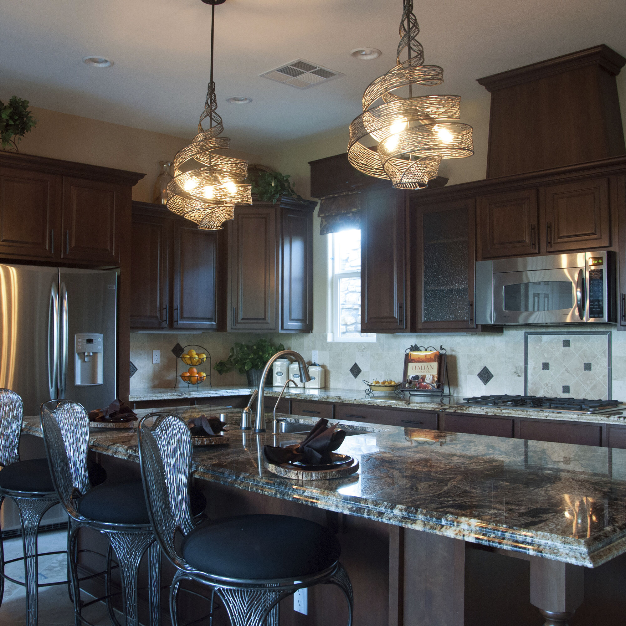 Flow 3 Light 18 inch Steel Pendant Ceiling Light