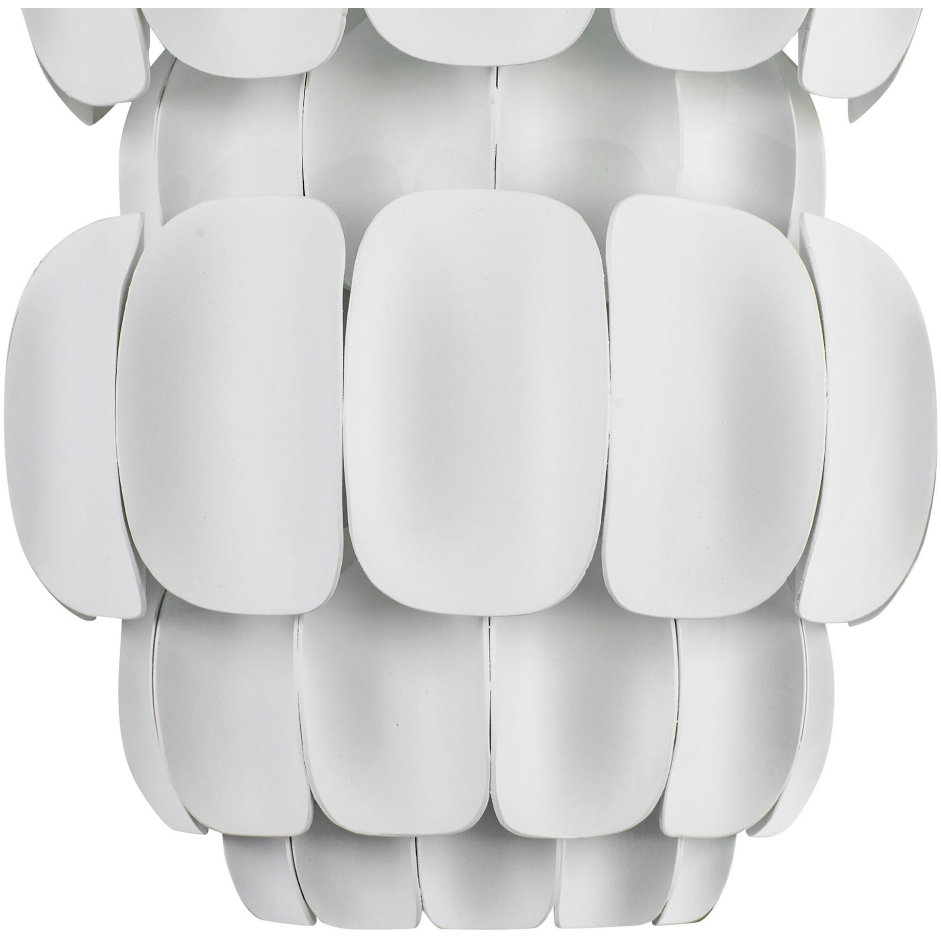 Swoon Sconce Wall Light in Matte White, Smithsonian Collaboration