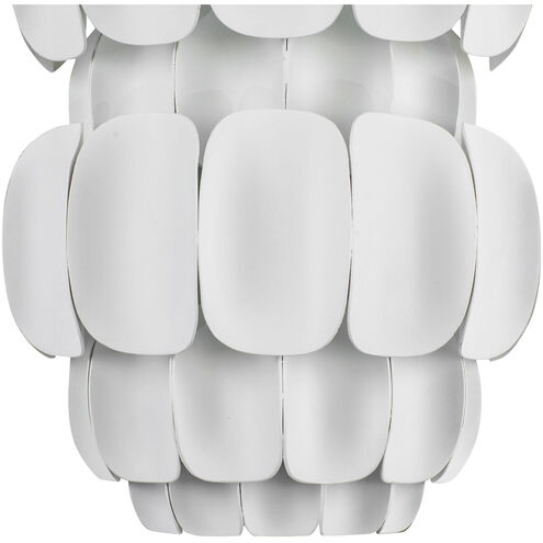 Swoon Sconce Wall Light in Matte White, Smithsonian Collaboration