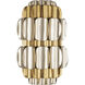 Swoon 2 Light 10 inch Antique Gold/Gold Dust Wall Sconce Wall Light, Smithsonian Collaboration