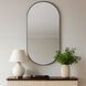Capsule 40 X 22 inch Black Wall Mirror