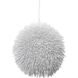 Urchin 1 Light 13 inch White Pendant Ceiling Light