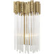 Matrix 2 Light 8 inch Havana Gold Sconce Wall Light