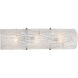 Brilliance 3 Light 7 inch Polished Chrome ADA Wall Sconce Wall Light