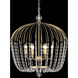 Voliere 6 Light 24.5 inch Havana Gold Pendant Ceiling Light