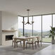 Down the Wrong Path 3 Light 31.82 inch Brass Kisser Pendant Ceiling Light