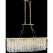 Lafayette 6 Light 48 inch Havana Gold Linear Pendant Ceiling Light