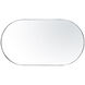 Capsule 40 X 22 inch Chrome Wall Mirror in Painted Chrome